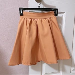KOREAN STYLE BEIGE MINI SKIRT